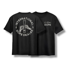 Load image into Gallery viewer, "DOPE DEALER" TEE (BLACK / MIL GREEN)