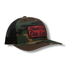 Load image into Gallery viewer, “SHOOT FAST” SNAPBACK