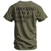 Load image into Gallery viewer, Shooting Guns &amp; Spread'n Buns Men's T-Shirt