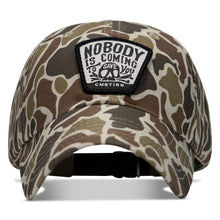 Load image into Gallery viewer, Nobody Is Coming To Save You Skull Patch Ripstop Snapback