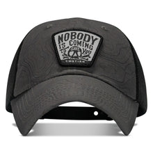 Load image into Gallery viewer, Nobody Is Coming To Save You Skull Patch Ripstop Snapback