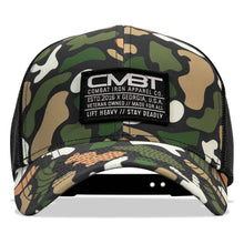 Load image into Gallery viewer, Branded CMBT Labeled Mid-Profile Snapback Hat