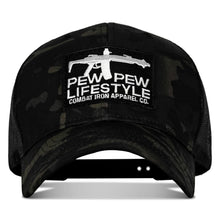 Load image into Gallery viewer, Pew Pew Lifestyle Patch Mid-Profile Snapback Hat