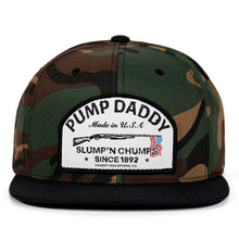 Load image into Gallery viewer, Pump Daddy Original Patch Flat Bill SnapBack Hat