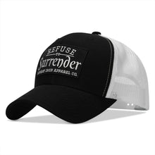 Load image into Gallery viewer, Refuse To Surrender B/W Patch Snapback Hat