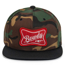 Load image into Gallery viewer, Rowdy Patch Flat Bill SnapBack Hat