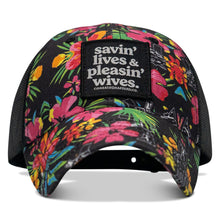 Load image into Gallery viewer, Ripstop Savin' Lives &amp; Pleasin' Wives Low Pro Snapback