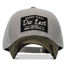 Load image into Gallery viewer, Shoot First. Die Last. Club Patch Snapback