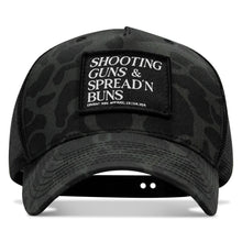 Load image into Gallery viewer, Shooting Guns &amp; Spread'n Buns Patch Snapback Hat