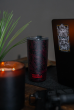 Load image into Gallery viewer, Topo 20 oz Black/Red Tumbler