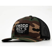 Load image into Gallery viewer, Thicc Boys Workout Patch Snapback Hat