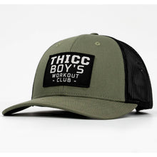 Load image into Gallery viewer, Thicc Boys Workout Patch Snapback Hat