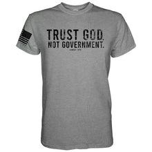 Load image into Gallery viewer, Trust God. Not Government. Men's T-Shirt