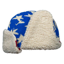 Load image into Gallery viewer, US Flag Wool Insulated Knitted Trapper Hat