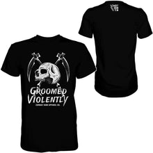 Load image into Gallery viewer, Groomed Violently Skull Men's T-Shirt