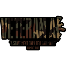 Load image into Gallery viewer, Veteran AF Camo Decal Sticker