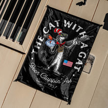 Load image into Gallery viewer, Cat With A Gat 3'x5' Flag