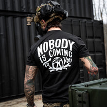Load image into Gallery viewer, Nobody Is Coming To Save You Skull Men's T-Shirt