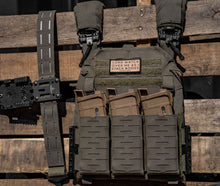 Load image into Gallery viewer, Lord Watch Over Me As I Stack Bodies Soft Velcro Patch