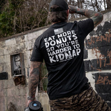 Load image into Gallery viewer, Eat More Donuts So You're Harder To Kidnap Men's T-Shirt