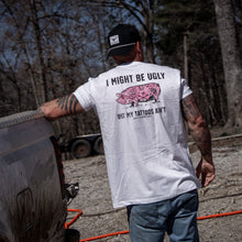 Load image into Gallery viewer, I Might Be Ugly but My Tattoos Ain't Pig Men's T-Shirt