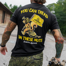 Load image into Gallery viewer, Tread On These Nuts Patriotic Men's T-Shirt