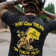 Load image into Gallery viewer, Tread On These Nuts Patriotic Men's T-Shirt