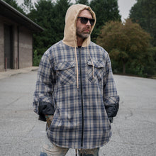 Load image into Gallery viewer, Frontier Zip Flannel with hood