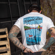 Load image into Gallery viewer, Spread'n Hips, Rippin' Lips Fishing Club Men's T-Shirt
