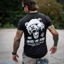 Load image into Gallery viewer, Liberty Or Death Fight Like Hell Men's T-Shirt