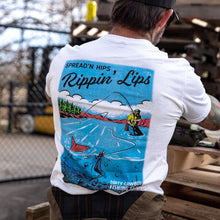 Load image into Gallery viewer, Spread'n Hips, Rippin' Lips Fishing Club Men's T-Shirt