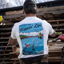 Load image into Gallery viewer, Spread'n Hips, Rippin' Lips Fishing Club Men's T-Shirt