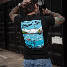 Load image into Gallery viewer, Spread'n Hips, Rippin' Lips Fishing Club Men's T-Shirt