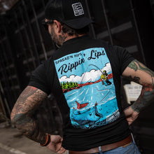 Load image into Gallery viewer, Spread'n Hips, Rippin' Lips Fishing Club Men's T-Shirt