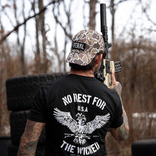 Load image into Gallery viewer, No Rest For The Wicked Men's T-Shirt