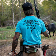 Load image into Gallery viewer, If Genders Confuse You, Go Milk a Bull Men's T-Shirt