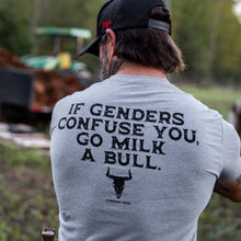 Load image into Gallery viewer, If Genders Confuse You, Go Milk a Bull Men's T-Shirt