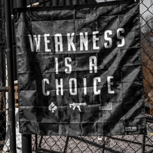 Load image into Gallery viewer, Weakness Is A Choice 3'x3' Camo Flag