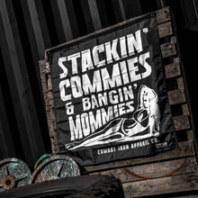 Load image into Gallery viewer, Stackin' Commies &amp; Bangin' Mommies 3'x3' Flag