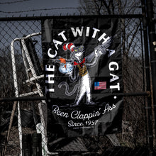 Load image into Gallery viewer, Cat With A Gat 3'x5' Flag