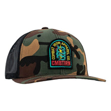 Load image into Gallery viewer, NEON DEFENDER PATCH SNAPBACK HAT