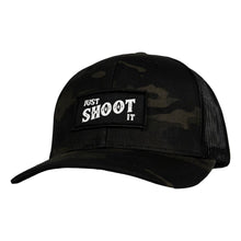 Load image into Gallery viewer, Just Shoot It Patch Snapback Hat