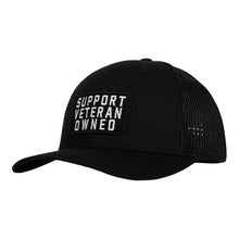 Load image into Gallery viewer, Support Veteran Owned Patch Mid-Profile Mesh Snapback