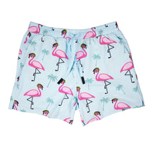 Load image into Gallery viewer, Swim Trunks - Flamingo Team Six