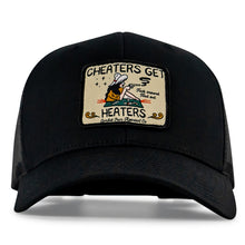 Load image into Gallery viewer, Cheaters Get Heaters Western Cowboy Patch SnapBack