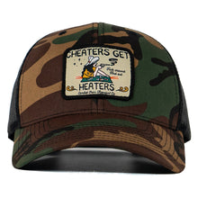 Load image into Gallery viewer, Cheaters Get Heaters Western Cowboy Patch SnapBack