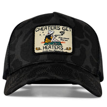 Load image into Gallery viewer, Cheaters Get Heaters Western Cowboy Patch SnapBack