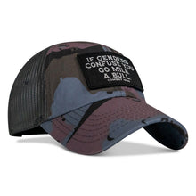 Load image into Gallery viewer, If Genders Confuse You Go Milk A Bull Patch Ripstop Hat