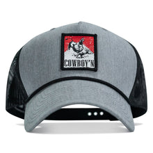 Load image into Gallery viewer, Cowboy'n Knuck If You Buck Patch Rope Snapback Hat