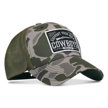 Load image into Gallery viewer, Support Your Local Cowboys Patch Snapback Hat